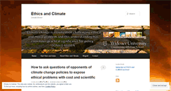 Desktop Screenshot of ethicsandclimate.org